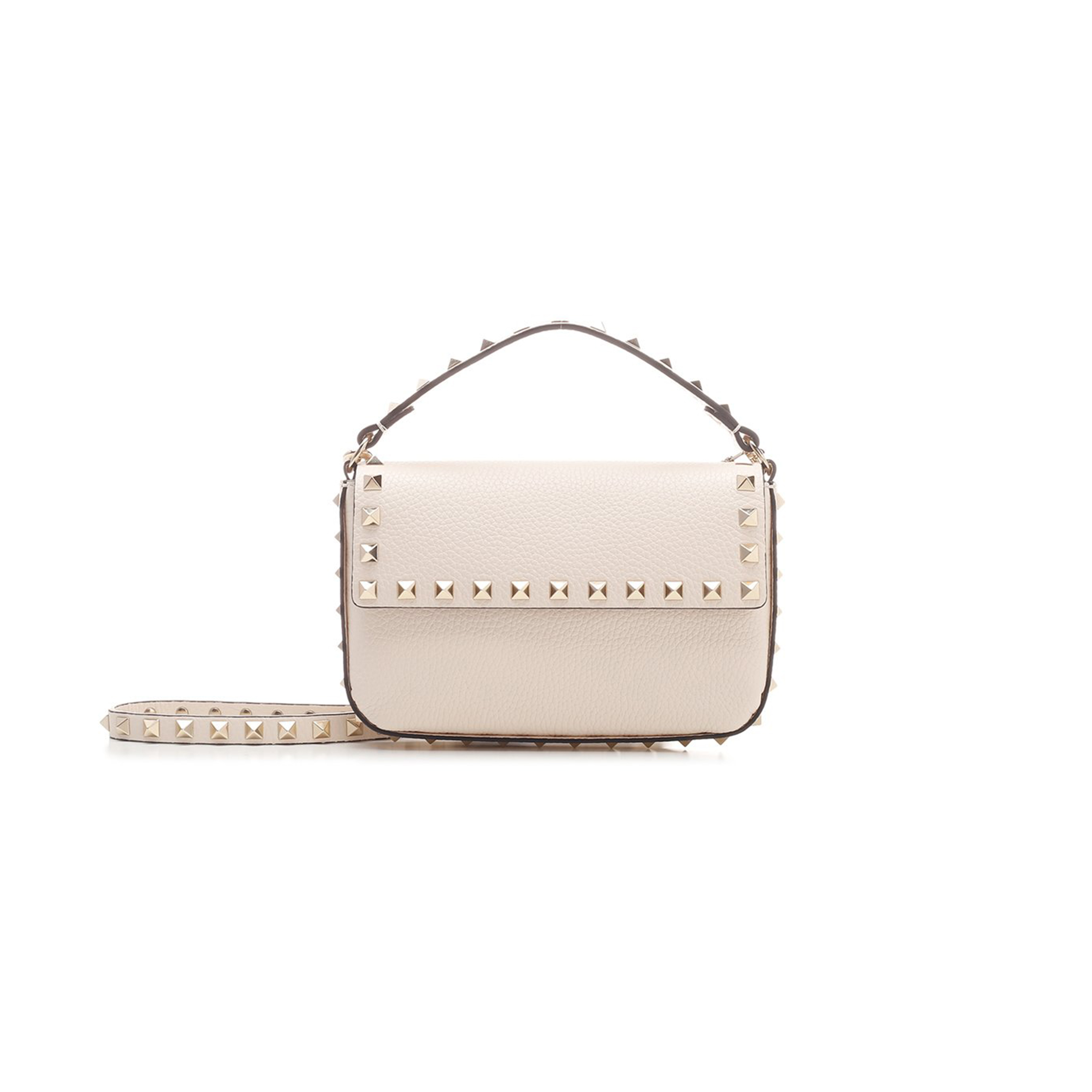 VALENTINO GARAVANI ROCKSTUD LEATHER BAG VW0P0W07VSH (19*12*3cm)